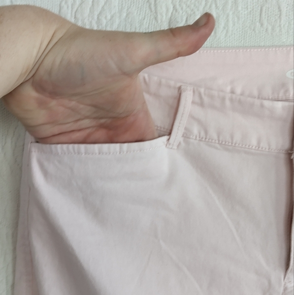 Old Navy Pastel Pink Ankle Jeans Cropped Spring Femme Barbie Doll NWT Mid Size - Picture 5 of 13